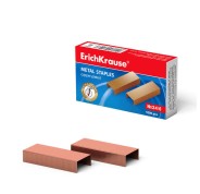 Erichkrause Caja de 1000 Grapas Cobreadas 24/6 - Alta Calidad y Resistencia Mejorada - Resistente a la Corrosion - Color Cobre
