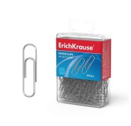 Erichkrause Caja de 200 Clips Metalicos Niquelados 28mm - Alta Resistencia y Durabilidad - Resistentes a la Corrosion - Color Pata