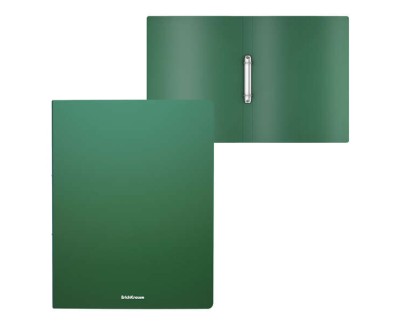 Erichkrause Carpetas Anillas Matt Classic - 2 Anillas de 24mm - Tama&ntilde;o A4 - Color Verde