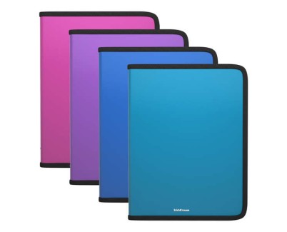 Erichkrause Carpetas con Cremallera Matt Vivid - A4+ - Colores Surtidos