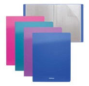 Erichkrause Carpetas con Fundas Matt Vivid - 20 Fundas A4 - Colores Surtidos