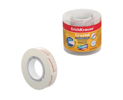 Erichkrause Cinta Adhesiva Crystal - 12mmx33m - Transparente
