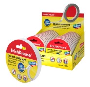 Erichkrause Cinta Adhesiva de Doble Cara - 12mmx10m - Expositor 24 uds. - Transparente