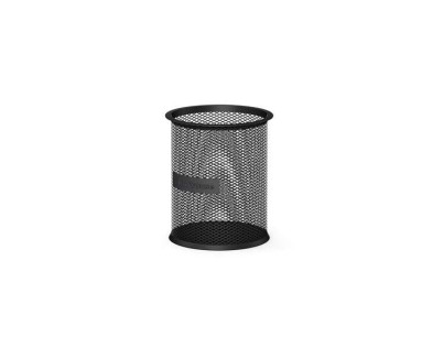 Erichkrause Compass Classic Portalapices Redondo 90?100mm - Base Redonda de Acero Inoxidable - Dise&ntilde;o Moderno y Elegante - Color Negro