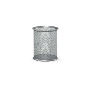 Erichkrause Compass Classic Portalapices Redondo 90?100mm - Base Redonda de Acero Inoxidable - Diseño Moderno y Elegante - Color Plata