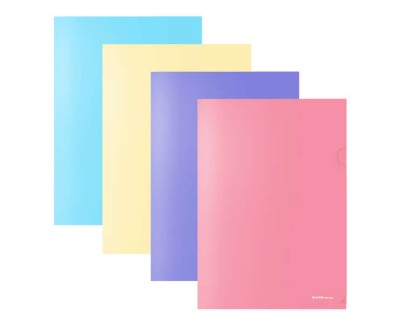 Erichkrause  Dossiers U&ntilde;ero Fizzy Pastel - A4 Opaco - Color Surtido