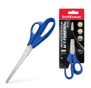 Erichkrause Dynamic Tijeras con Cuchillas de Acero Inoxidable 16cm - Afilado Doble Avanzado - Resistente a la Corrosion - Mangos Ergonomicos - Colores surtidos Aleatorios