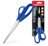 Erichkrause Dynamic Tijeras de Acero Inoxidable 21cm - Afilado Doble Avanzado - Resistente a la Corrosion - Mangos Ergonomicos - Colores Aleatorios