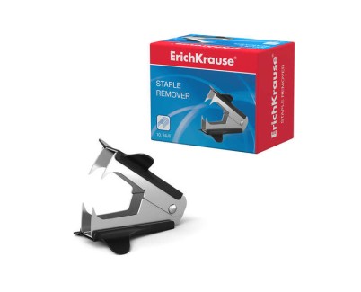 Erichkrause EasyOut Classic Quitagrapas Resistente - Mecanismo de Acero Galvanizado - Plastico Resistente a Golpes - Color Negro