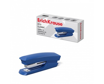 Erichkrause Eco Classic Grapadora de Sobremesa - Grapa hasta 20 Hojas - Quitagrapas Incorporado - Mecanismo de Acero - Capacidad 50 Grapas ?10 - Colores Surtidos Aleatorios