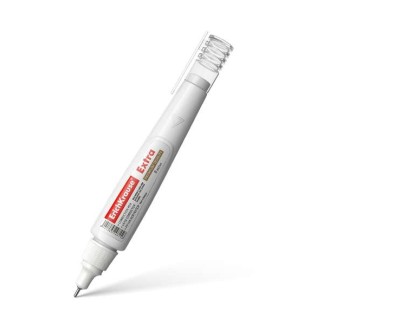 Erichkrause Extra Boligrafo Corrector 8ml - Secado Rapido - Alta Calidad - Resistente al Frio - Color Blanco