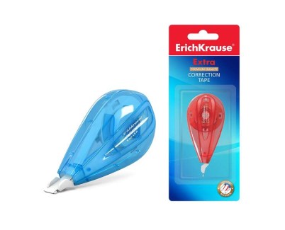 Erichkrause Extra Cinta Correctora 5mmx6m - Ideal para Correccion Rapida y Segura - Secado Inmediato - Colores Surtidos Aleatorios