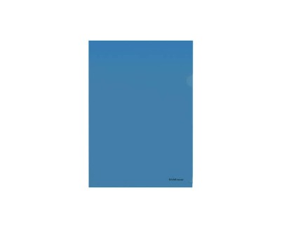 Erichkrause Fizzy Classic Dossier U&ntilde;ero A4 Semitransparente - Textura Piel de Naranja - Color Azul