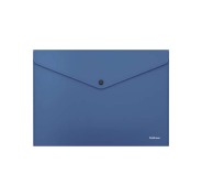 Erichkrause Fizzy Classic Sobre Portadocumentos ?4 - Fabricado en Plastico Opaco - Textura Rugosa - Color Azul
