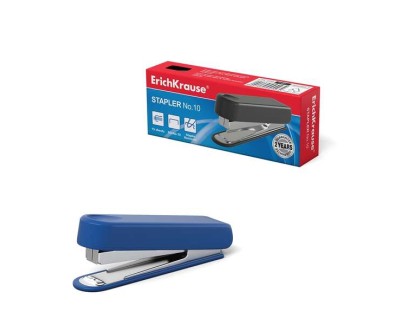 Erichkrause Grapadora ?10 - Hasta 15 Hojas - Plastico Resistente a Golpes - Mecanismo de Acero - Capacidad 50 Grapas - Garantia 2 Años - Varios Colores/Diseños Disponibles
