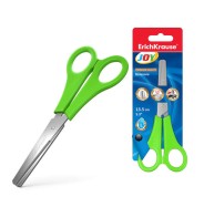 Erichkrause Joy Tijeras para Zurdos 13.5cm - Cuchillas Acero Inoxidable - Extremos Redondeados - Resistente a La Corrosion - Mangos de Plastico Resistente - Colores Surtidos Aleatorios