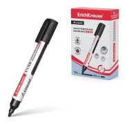 Erichkrause Liquid LW-600 Marcador de Pizarra Blanca - Tinta Liquida a Base de Alcohol - Punta en Forma de Bala - Ancho de Linea 2.5mm - Color Negro