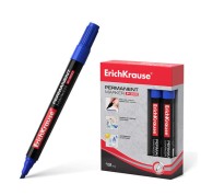 Erichkrause Marcador Permanente P-300 - Punta Biselada - Resistente al Agua y a los Rayos UV - Color Azul