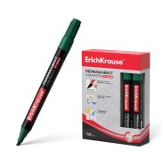 Erichkrause Marcador Permanente P-300 - Punta Biselada - Resistente al Agua y a los Rayos UV - Color Verde