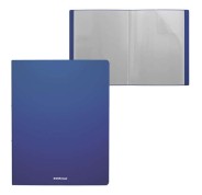 Erichkrause Matt Classic Carpeta con 20 Fundas - Tamaño A4 - Color Azul