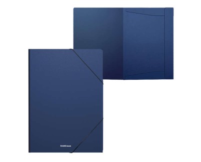 Erichkrause Matt Classic Carpeta Solapas A4 - Fabricada en Polipropileno - Color Azul