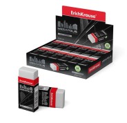Erichkrause Megapolis Goma de Borrar Suave - Fabricada de Caucho Termoplastico Hipoalergenico - Ecologica y Moderna - Envoltorio de Carton - Sin PVC - Color Blanco