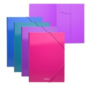 Erichkrause Pack de 4 Carpetas Solapas Matt Vivid A4 - Fabricadas en Polipropileno - Colores Surtidos