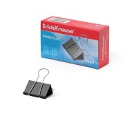 Erichkrause Pinzas para Papeles - Alambre de Acero de Alta Calidad - Resistencia Mejorada - Capacidad Hasta 110 Hojas - Resistente a La Corrosion - Color Metalico