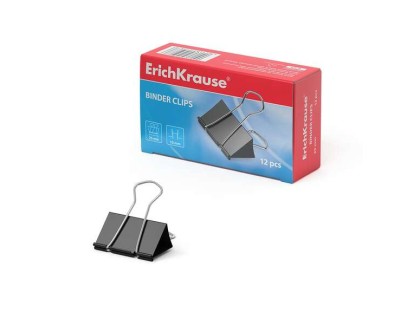 Erichkrause Pinzas para Papeles - Alambre de Acero de Alta Calidad - Resistencia Mejorada - Capacidad Hasta 110 Hojas - Resistente a La Corrosion - Color Metalico