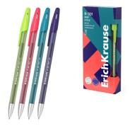 ErichKrause R-301 Gel Stick Reef Boligrafo con Capuchon - Modelos Surtidos - Trazo 0.4mm - Tinta de Gel - Resistente al Agua - Secado Rapido - Tapa Ventilada - Color Azul
