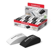 Erichkrause Sensor Goma de Borrar - Caucho Termoplastico Hipoalergenico - Sin PVC - Borrador Suave de Forma Original - Color Blanco y Negro