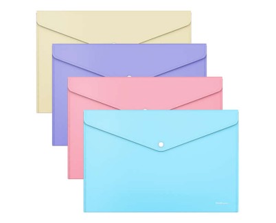 Erichkrause Sobres Glossy Pastel - Tama&ntilde;o ?4 - Opaco - Surtido de Colores - Color Surtido