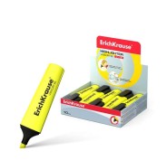 Erichkrause Visioline V-12 Marcador Fluorescente - Punta Biselada - Tinta a Base de Agua - Color Amarillo