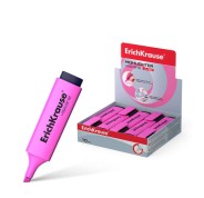 Erichkrause Visioline V-20 - Marcador de Texto con Punta Biselada - Tinta Fluorescente a Base de Agua - Color Rosa