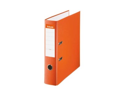 Esselte Archivador de Palanca - Formato A4 - Lomo 75mm - Capacidad para 500 Hojas - Color Naranja