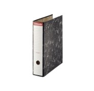 Esselte Archivador de Palanca Formato A4 - Lomo 75mm - Capacidad para 500 Hojas - Color Negro Jaspeado