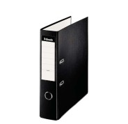 Esselte Archivador de Palanca - Formato A4 - Lomo 75mm - Capacidad para 500 Hojas - Color Negro