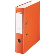 Esselte Archivador de Palanca - Formato Folio - Lomo 75mm - Capacidad para 500 Hojas - Color Naranja