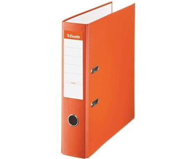 Esselte Archivador de Palanca - Formato Folio - Lomo 75mm - Capacidad para 500 Hojas - Color Naranja