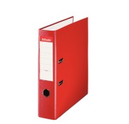 Esselte Archivador de Palanca - Formato Folio - Lomo 75mm - Capacidad para 500 Hojas - Color Rojo