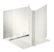 Esselte Canguro Plus Carpeta Canguro A4 de 4 Anillas de 25mm - Capacidad para 230 Hojas A4 (80 g/m²) - Color Blanco