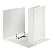 Esselte Canguro Plus Carpeta de Anillas - Formato A4 - Capacidad para 380 Hojas - 2 Anillas de 40mm - Color Blanco