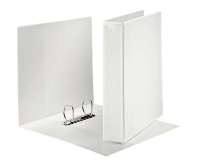 Esselte Canguro Plus Carpeta de Anillas - Formato A4 - Capacidad para 380 Hojas - 2 Anillas de 40mm - Color Blanco