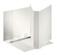 Esselte Canguro Plus Carpeta de Anillas - Formato A4 - Capacidad para 380 Hojas - 4 Anillas de 40mm - Color Blanco