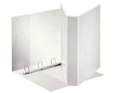 Esselte Canguro Plus Carpeta de Anillas - Formato A4 - Capacidad para 380 Hojas - 4 Anillas de 40mm - Color Blanco
