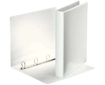 Esselte Carpeta Canguro Gama Basica A4 4 Anillas 4D 25mm - Color Blanco