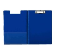 Esselte Carpeta con Pinza y Tapa de Carton Forrado con PP - Tamaño A4 - Resistente Pinza de Metal - Funda Interior Adicional - Gancho para Colgar - Ranura para Boligrafo - Color Negro