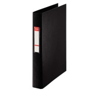 Esselte Carpeta de 2 Anillas 25mm - Formato Folio - Capacidad para 190 Hojas - Color Negro