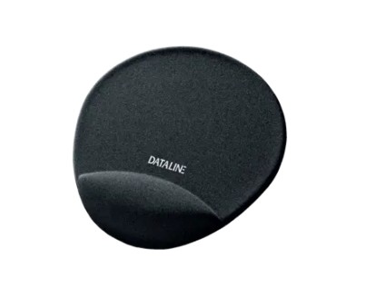 Esselte Dataline Alfombrilla con Reposamu&ntilde;ecas - Medidas 220x245x25mm - Base Antideslizante - Control del Raton Mejorado - Color Negro