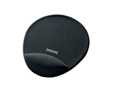 Esselte Dataline Alfombrilla con Reposamu&ntilde;ecas - Medidas 220x245x25mm - Base Antideslizante - Control del Raton Mejorado - Color Negro